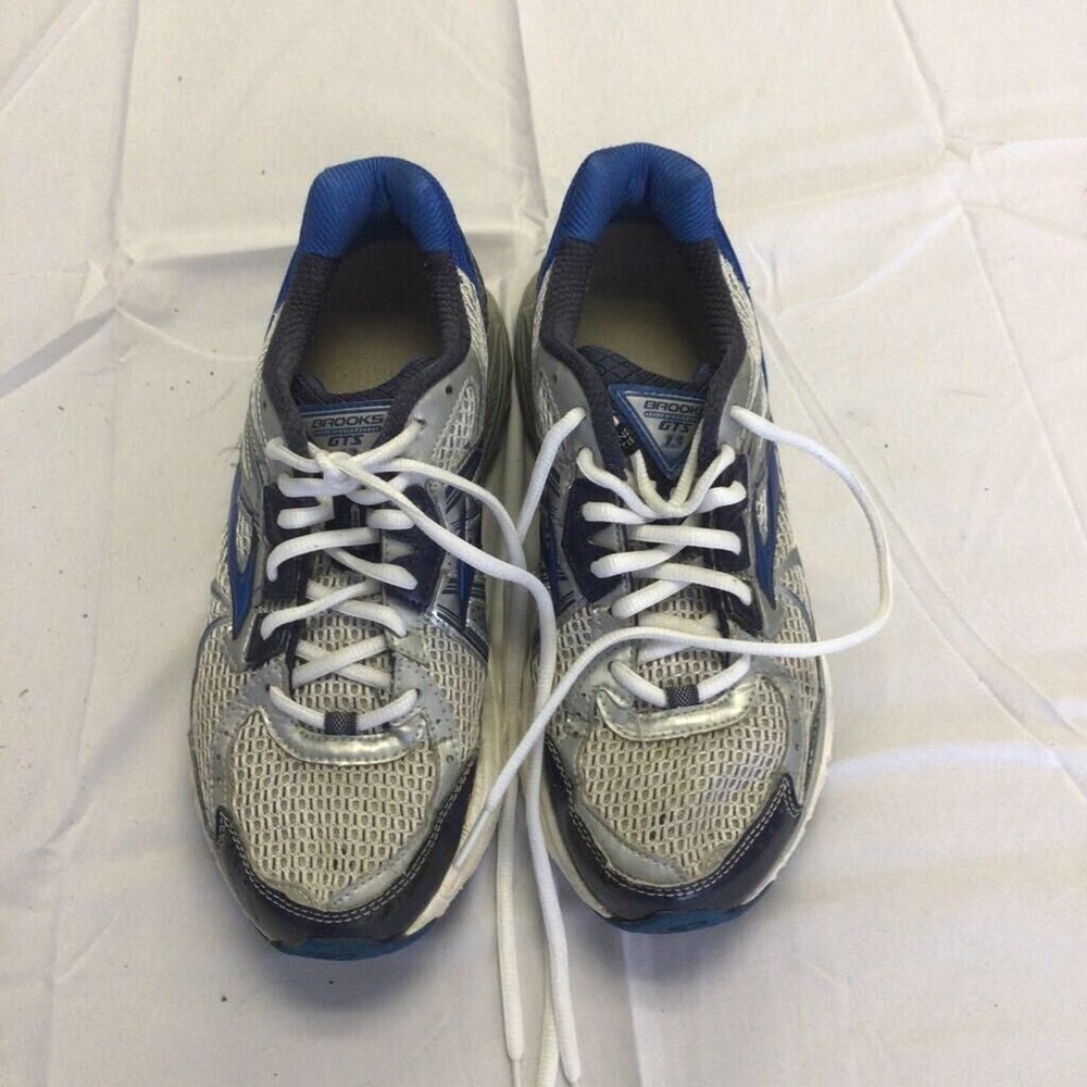 Brooks Mens Adrenaline GTS 13 Running Shoes Gray 1101291D420 Low Top Lace Up 8D